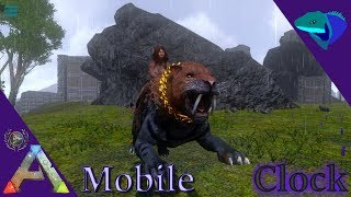 RUNNING THE LAVA CAVE! I ONLY DIE ONCE! ARK: Mobile Clock [S1:E11]