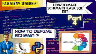 Python Flask Part 4 |How to make Schema in flask SQL db |How to Use SQLAlchemy Databases