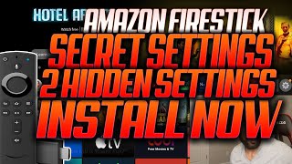 AMAZON FIRESTICK SECRET SETTINGS 2 HIDDEN SETTINGS | FIRE TV HIDDEN SETTINGS