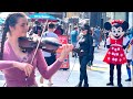 First Hollywood performance OB-LA-DI, OB-LA-DA- Beatles - violin cover Karolina Protsenko cousin