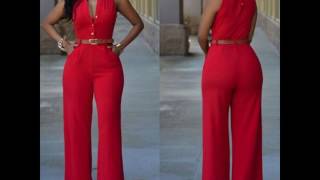 Jumpsuits para dama tendencia 2017 - 2018. (Todo Chicas)