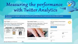 How to measure the performance with Twitter Analytics | Social Media Marketing | Online SMM Course |