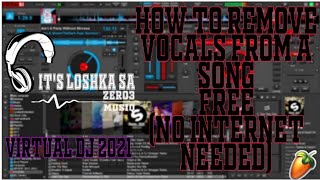 How To Remove Vocals From A Song Using VDJ 2021