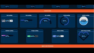 Creative Progress Bars in CSS and Javascript. [Loading.io] + FREE source code #Web #DesignTrends