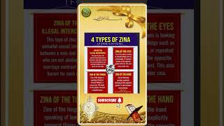 4 Types  Of   Zina
