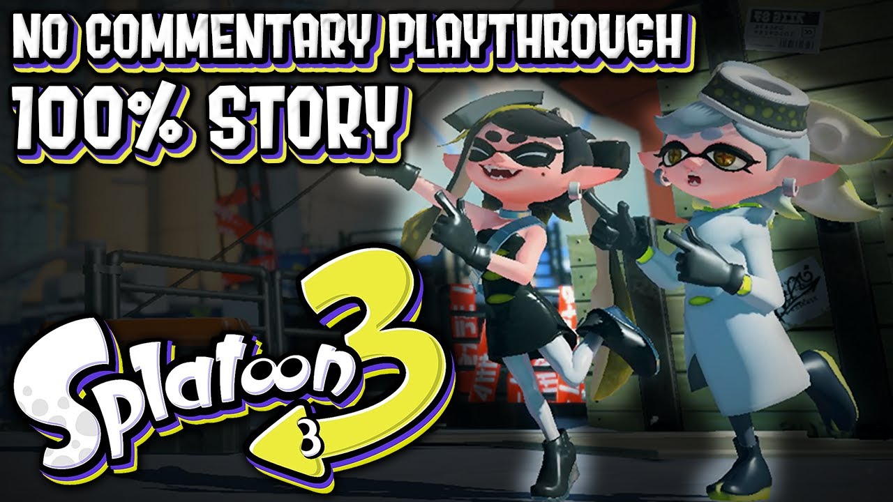 Splatoon 3 - 100% Walkthrough Gameplay - No Commentary Longplay - YouTube