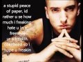 Eminem- Puke Lyrics