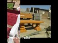 Aman precast concrete garden benches