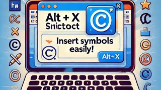 MS Word Alt + X Shortcut | Convert Unicode to Symbols Easily!