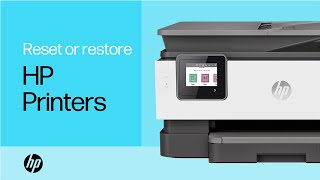 Reset Or Restore Your Hp Printer Hp Support