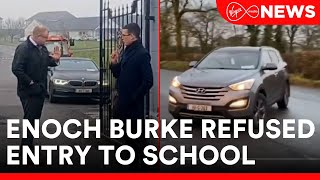 Enoch Burke returned to Wilson's Hospital School after being dismissed from his teaching job