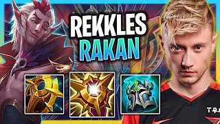 REKKLES PERFECT GAME WITH RAKAN! | T1 Rekkles Plays Rakan Support vs Nautilus!  Season 2024