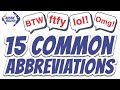 15 Common English Abbreviations | Australian English | The Aussie English Podcast