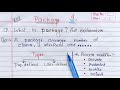 Packages in Java | Learn Coding