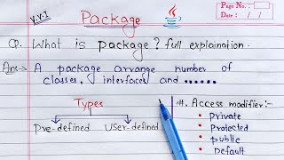 Packages in Java | Learn Coding