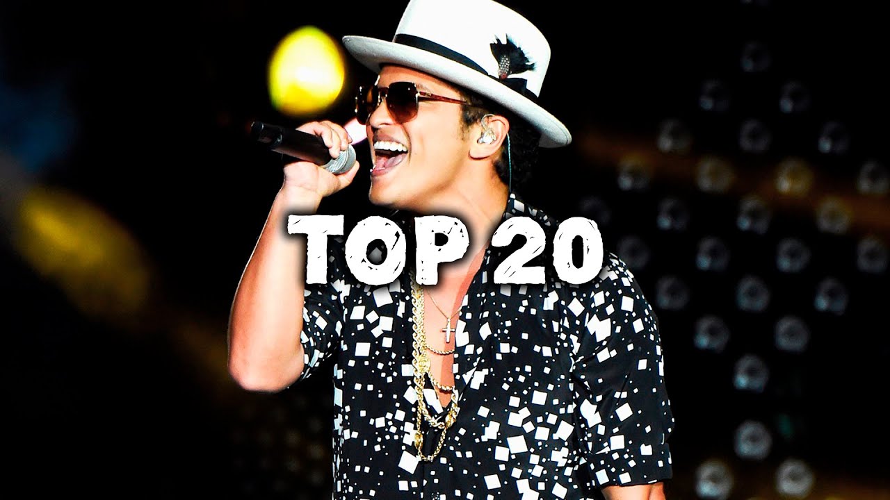 Top 20 Songs By Bruno Mars - YouTube