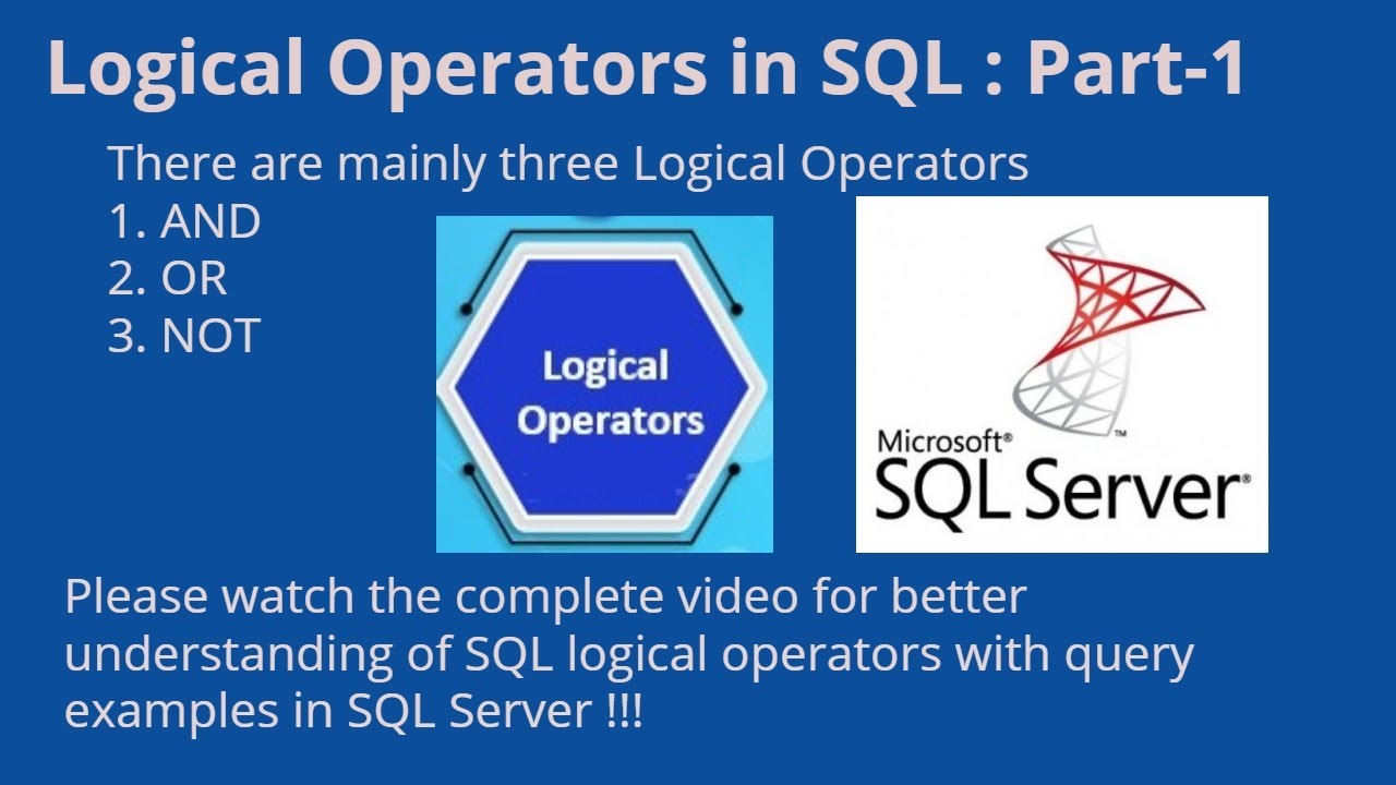 Join Operators Types In Sql Server