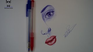 #x202b;تعلم الرسم بالقلم الجاف الحبر مع الخطوات للمبتدئين#x202c;lrm;