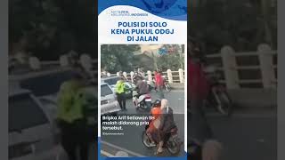 Video Detik-detik Polisi di Solo Kena Tendangan saat Amankan ODGJ karena Ganggu Jalanan