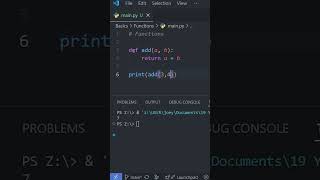 Python Basics: FUNCTIONS in Under a Minute! 🔧