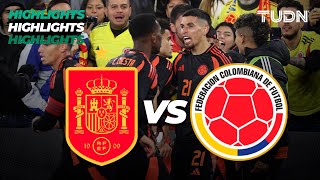 HIGHLIGHTS - España vs Colombia | Amistoso Internacional | TUDN