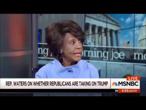 Maxine Waters Accuses Trump Of Bribing Putin - YouTube