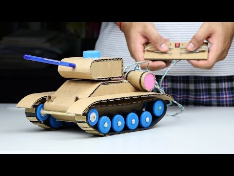 Wow! Amazing RC Tank DIY at Home - Mini Gear RC Tank Wow! Amazing RC Tank DIY at Home - Mini Gear RC Tank
