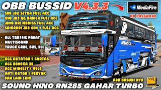 UPDATE‼️OBB BUSSID V4.3.3 TERBARU SOUND HINO RN285 GAHAR TURBO | BUSSID MOD APK V4.3.3