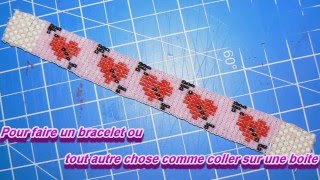 Bracelet : Tissage en perles de rocailles