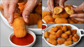 Potato Nugget Recipe | Crispy Aloo Nuggets | Evening Potato Recipe | Aloo Snacks Recipe