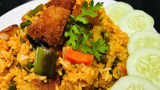 Vegetable Bread Bath || ತರಕಾರಿ ಬ್ರೆಡ್ ಬಾತ್ || Healthy Vegetables Rice Recipe for Breakfast / Lunch |