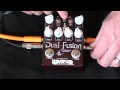 Wampler Pedals - Visual stacking/switching demo for the Dual Fusion