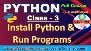 How to Install Python & Run Your First Program | Python Setup for Beginners (2025)