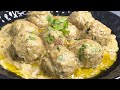 chicken malai kofta with white gravy 100% halal skincare range by rania youth gold