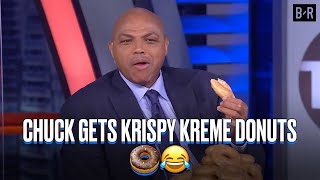 Chuck Gets Krispy Kreme Donuts After Pressing Guarantee Button For Bucks Win