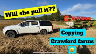 Will the Isuzu be as good as a Landy #crawfordfarms #farming #ollyblogs