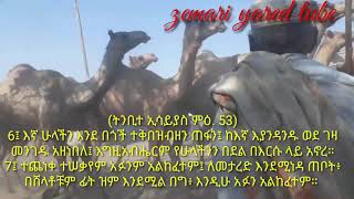 (ትንቢተ ኢሳይያስ ምዕ. 53) ---------- 7፤ ለመታረድ እንደሚነዳ ጠቦት፥ በሸላቶቹም ፊት ዝም እንደሚል በግ፥ እንዲሁ አፉን አልከፈተም።