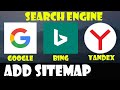 How to Add Sitemap on Google, Bing, and Yandex ?