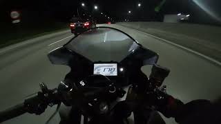 Yamaha R25 Top Speed 200KMH?! - Pure Sound