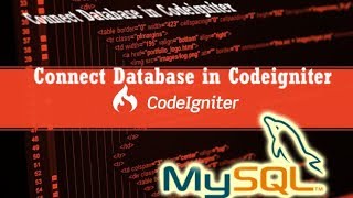 Codeigniter3 Tutorial || How To Connect Database
