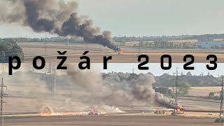 Požár v ČR/Požár v Ostravě .19.7.2023.               حريق في التشيك  بمدينه اوسترافا