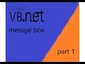 visual basic Message Box Tutorial  part 1