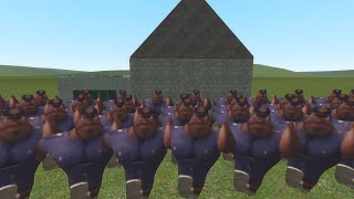 Officer Earl Vs Houses In Garry's Mod