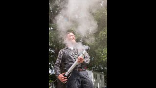 The Loved One Launcher is a Cremation Ash Scattering Cannon Cremation Urn