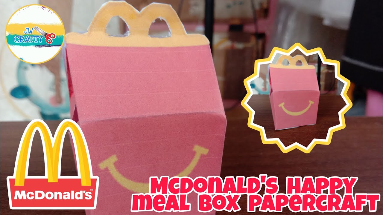 Mcdonald's Happy Meal Box Papercraft - YouTube