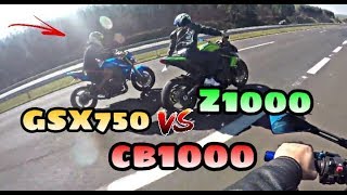 ENCONTRO DE MOTOS 2018 | CHAMAMOS UM DESCONHECIDO PARA ACELERAR GSX750 OLHA O QUE DEU