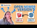 How To Open Newer version SketchUp Files. Works on all versions!