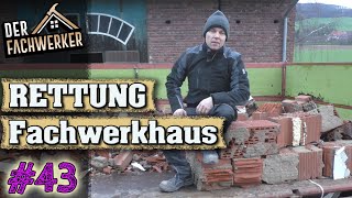 Fachwerkhaus VLog #43 - Steht unsere Giebelwand auch ohne Porotonschale?