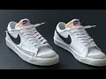 how to laces nike blazer low