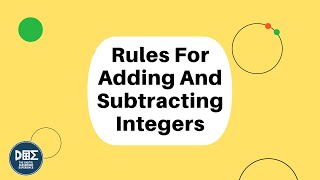 Rules for Adding and Subtracting Integers | Grade 8 Math - Unit 1 - Lesson 1